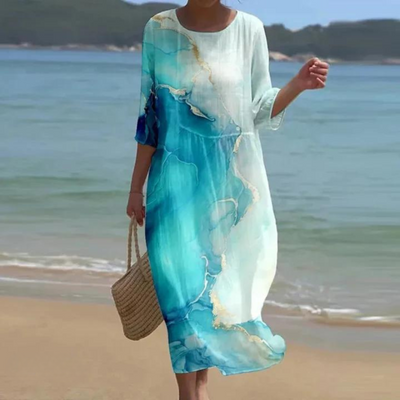 Natalie - Elegancka sukienka zakrywająca brzuch