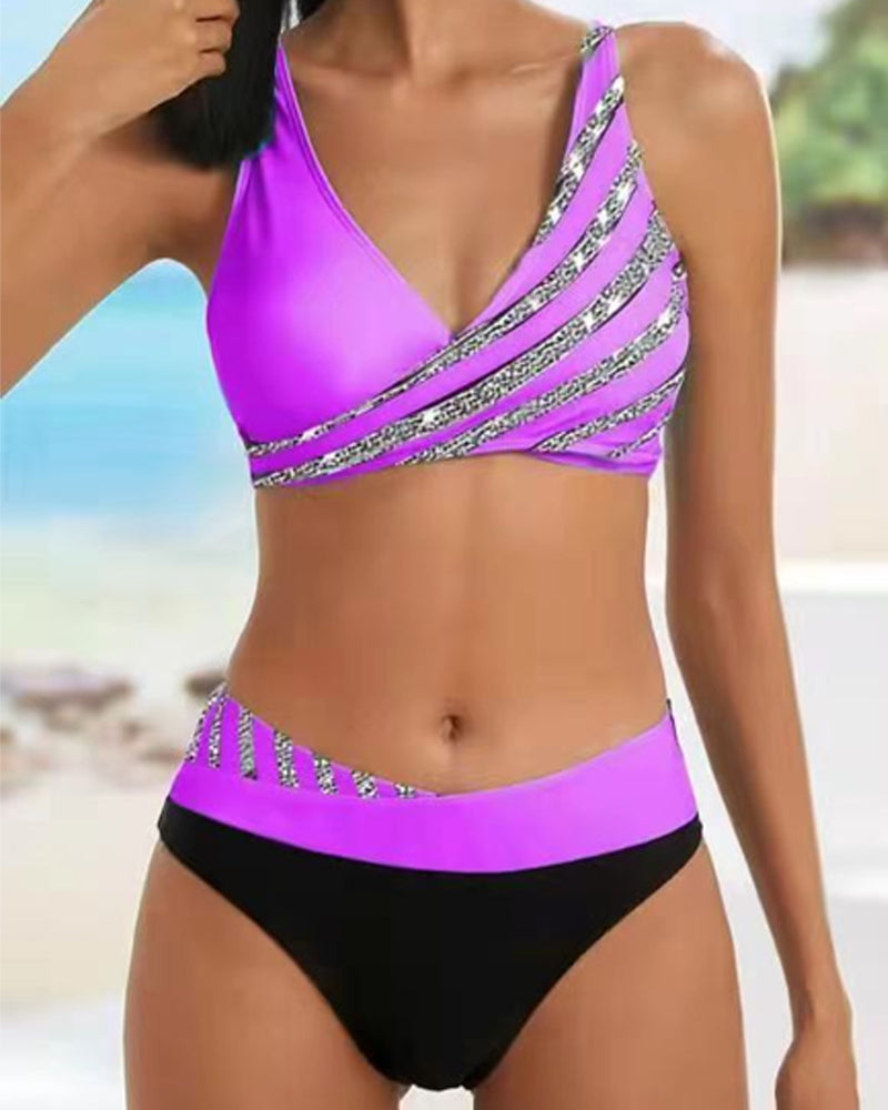 Mona - Seksowny bikini z nadrukiem