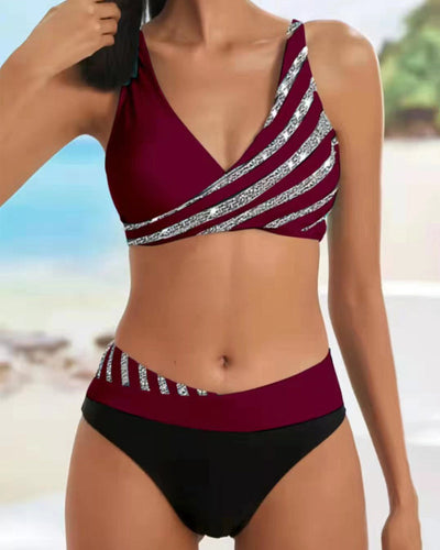 Mona - Seksowny bikini z nadrukiem